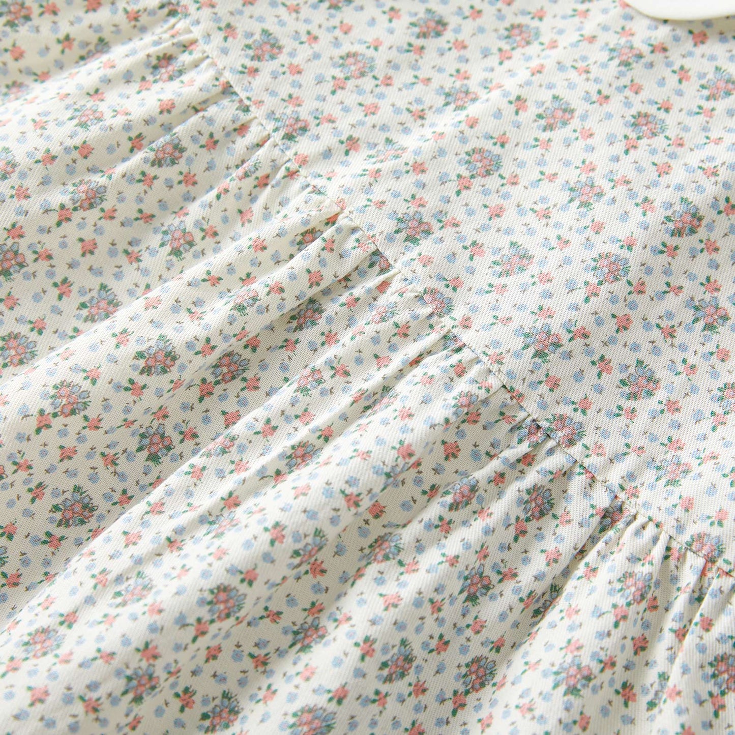 pureborn Baby Toddler Girl Woven Dress Short Sleeve Cotton Playwear Dresses 0-5T