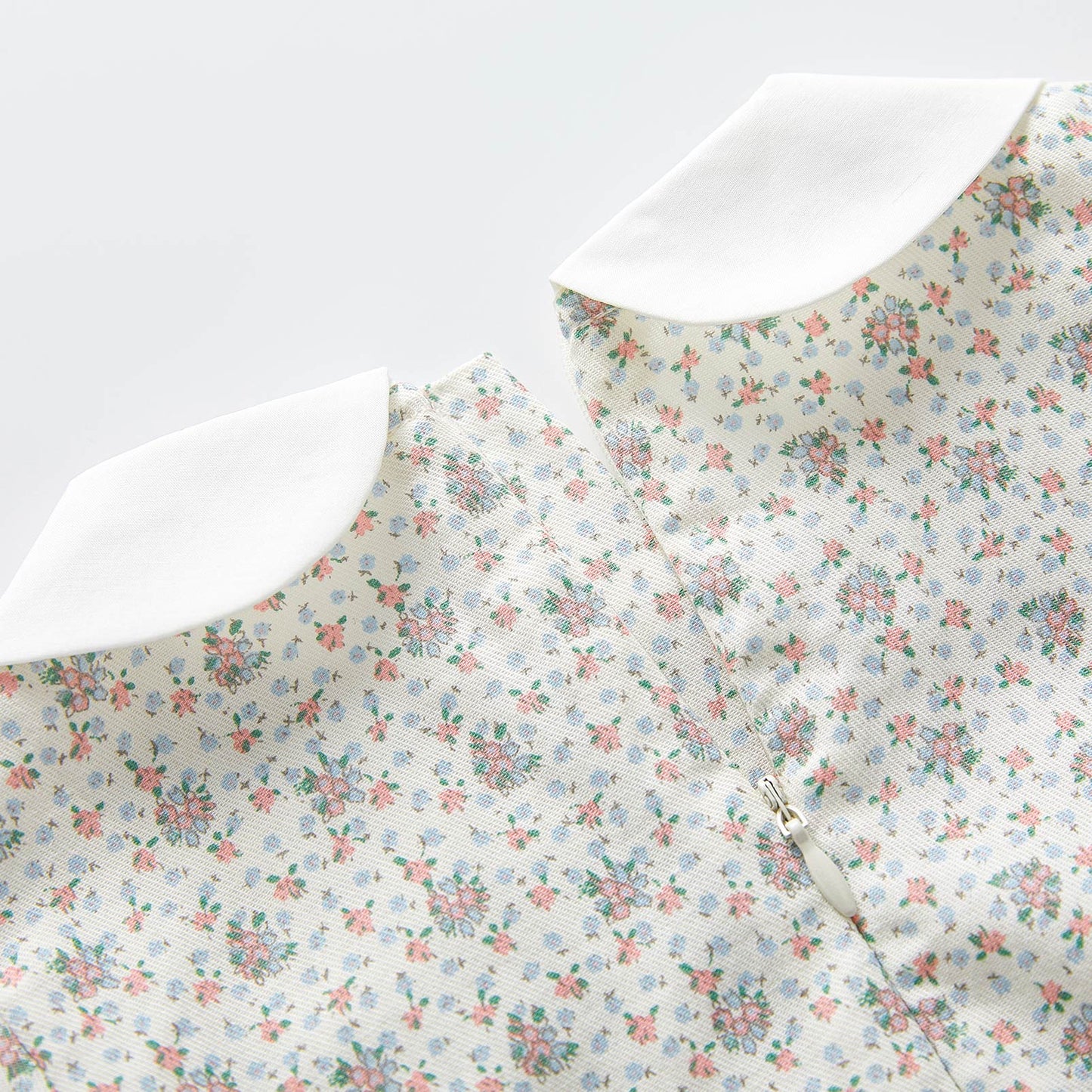 pureborn Baby Toddler Girl Woven Dress Short Sleeve Cotton Playwear Dresses 0-5T