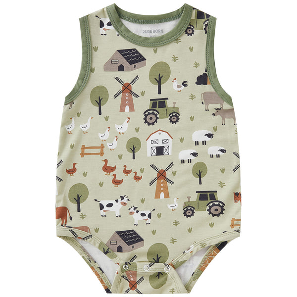 pureborn Baby Boys Girls Bodysuit Super Soft Cotton Romper 0-24 Months