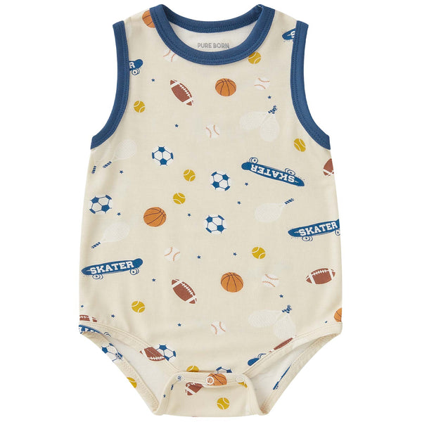 pureborn Baby Boys Girls Bodysuit Super Soft Cotton Romper 0-24 Months