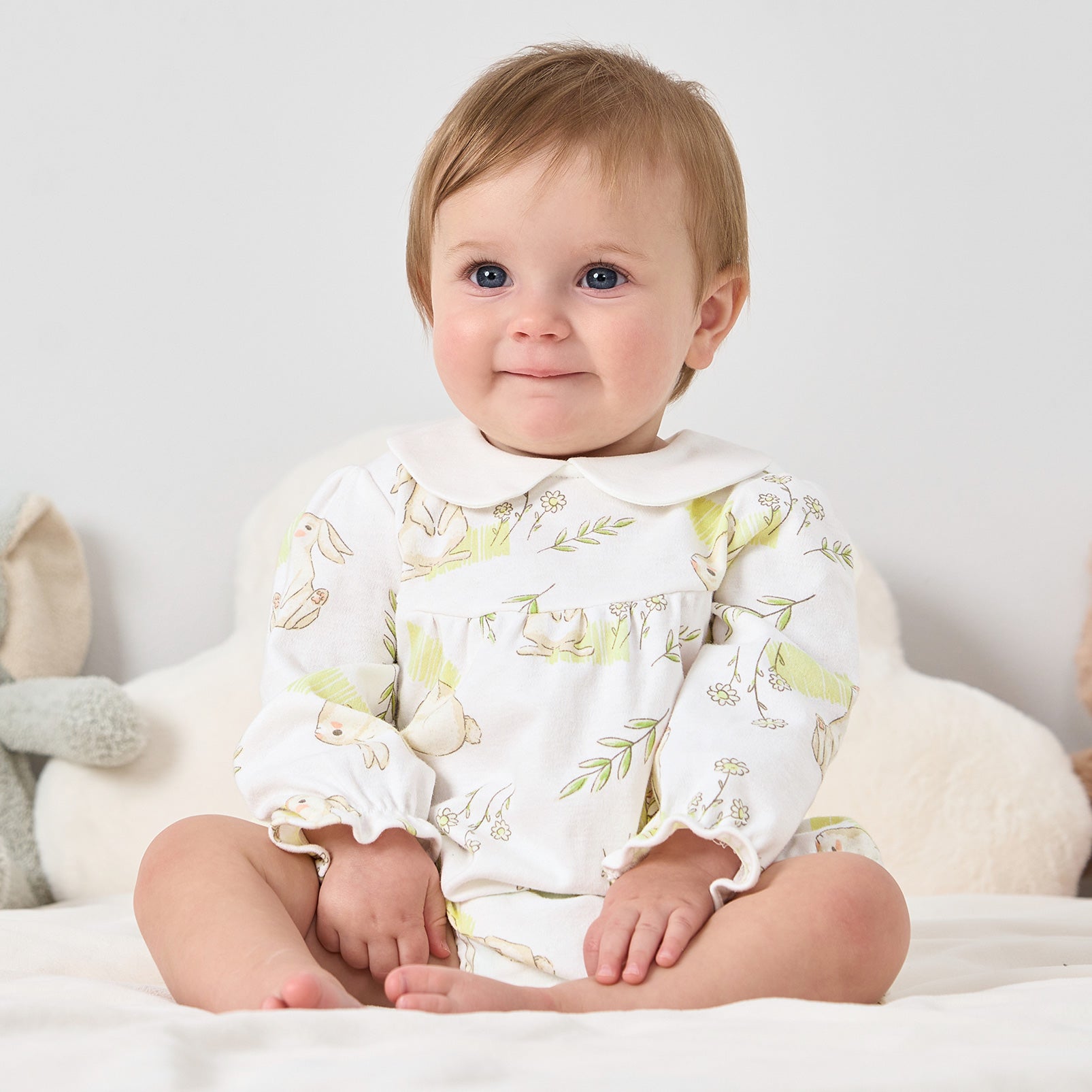 pureborn Baby Girls Boys Bodysuit Super Soft Cotton Romper 0-24 Months