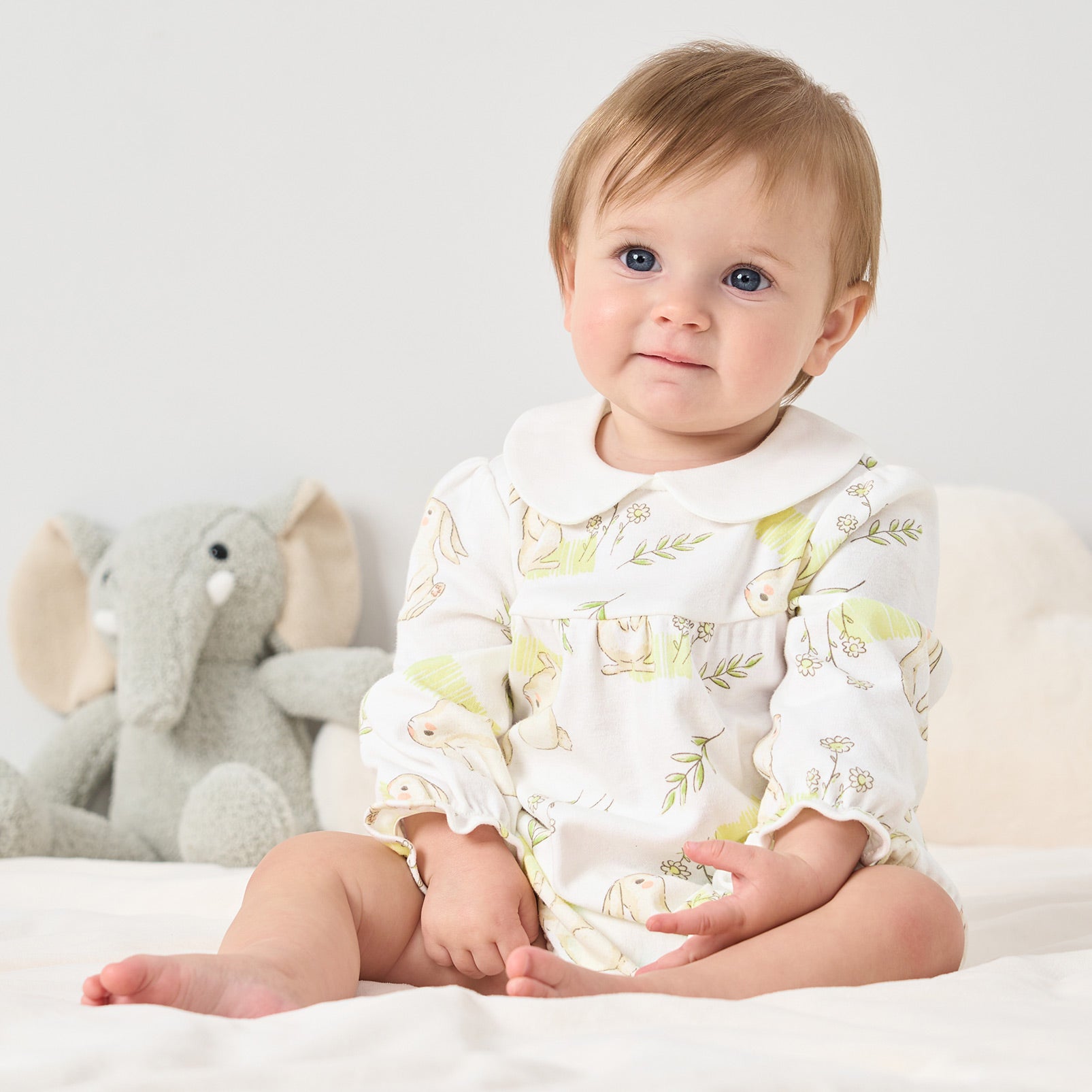 pureborn Baby Girls Boys Bodysuit Super Soft Cotton Romper 0-24 Months
