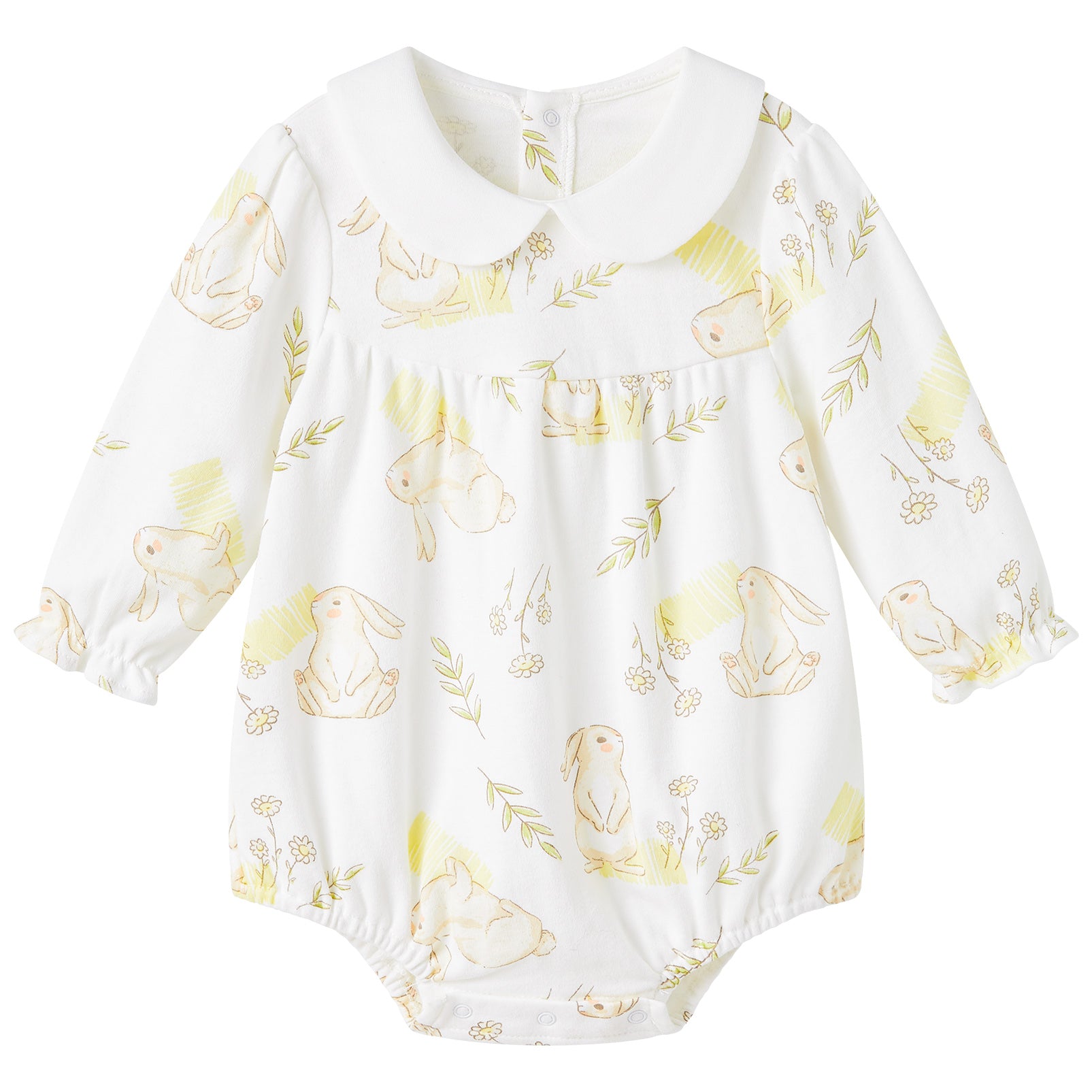 pureborn Baby Girls Boys Bodysuit Super Soft Cotton Romper 0-24 Months