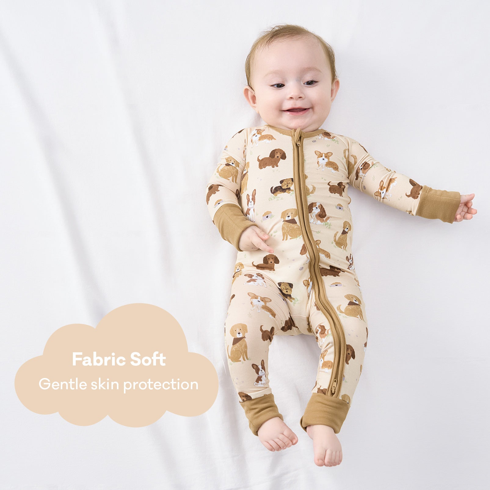 pureborn Baby Boys Sleeper Viscose from Bamboo Pajamas 2-Way Zipper Snug Fit Sleepwear Blue Cowboy Boots 0-3 Months