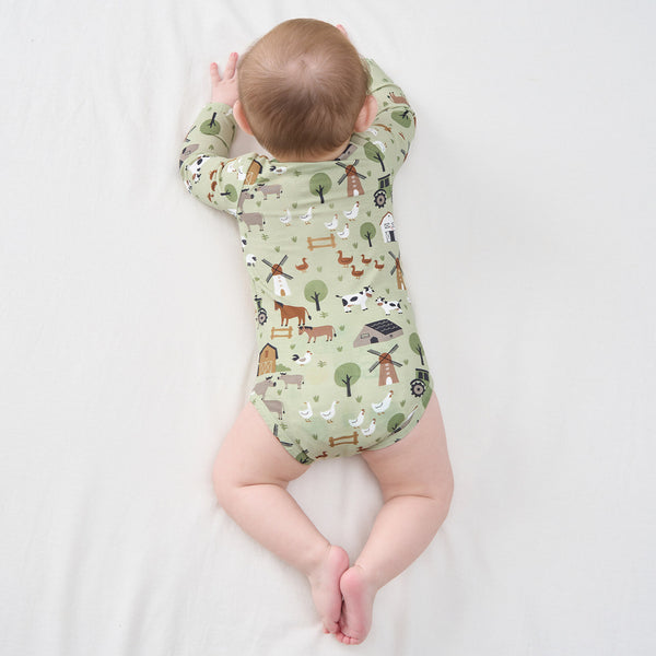 pureborn Baby Boys Girls Bodysuit Super Soft Cotton Romper 0-24 Months
