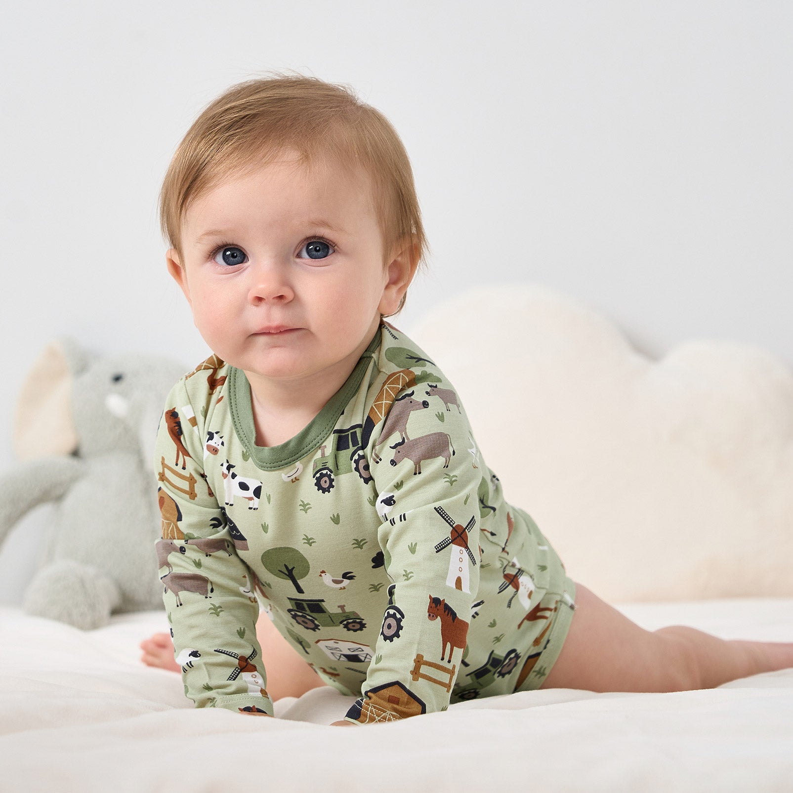 pureborn Baby Boys Girls Bodysuit Super Soft Cotton Romper 0-24 Months