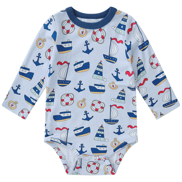pureborn Baby Boys Girls Bodysuit Super Soft Cotton Romper 0-24 Months