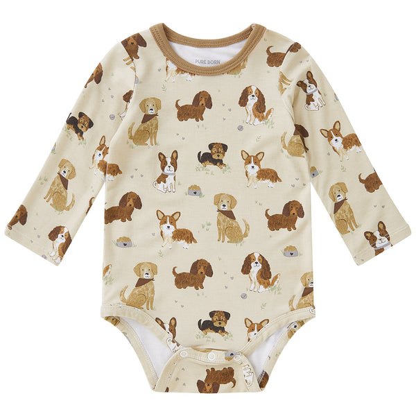pureborn Baby Boys Girls Bodysuit Super Soft Cotton Romper 0-24 Months