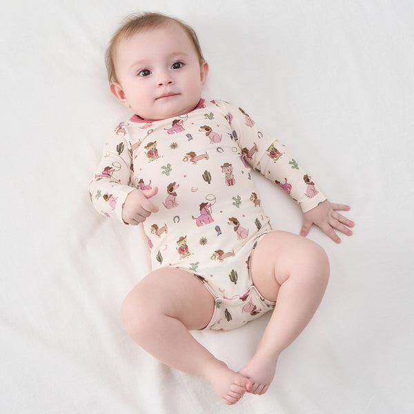 pureborn Baby Girls Boys Bodysuit Super Soft Cotton Romper 0-24 Months