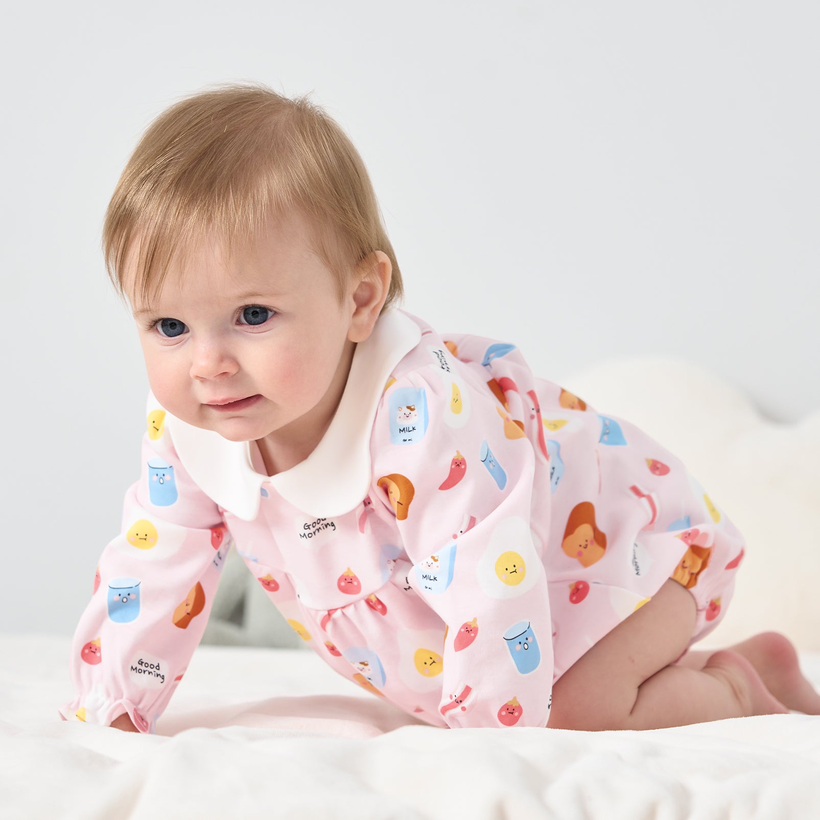 pureborn Baby Girls Boys Bodysuit Super Soft Cotton Romper 0-24 Months
