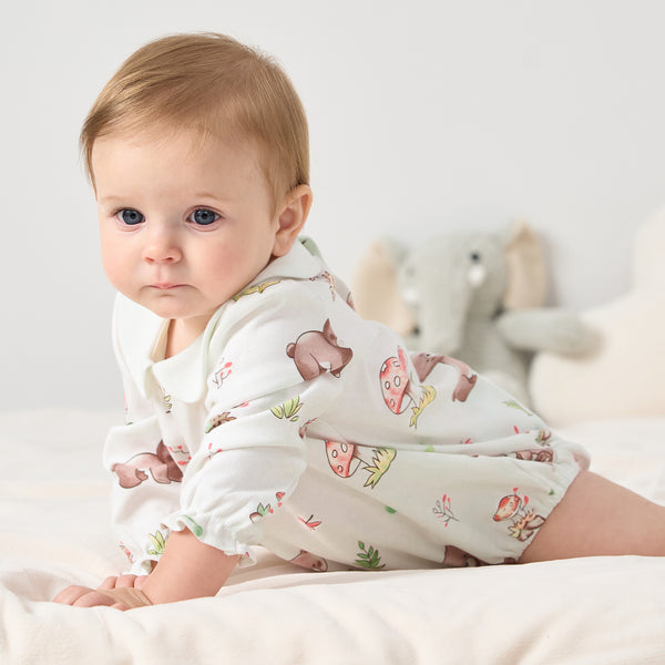 pureborn Baby Girls Boys Bodysuit Super Soft Cotton Romper 0-24 Months