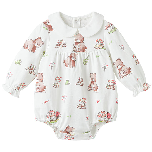 pureborn Baby Girls Boys Bodysuit Super Soft Cotton Romper 0-24 Months