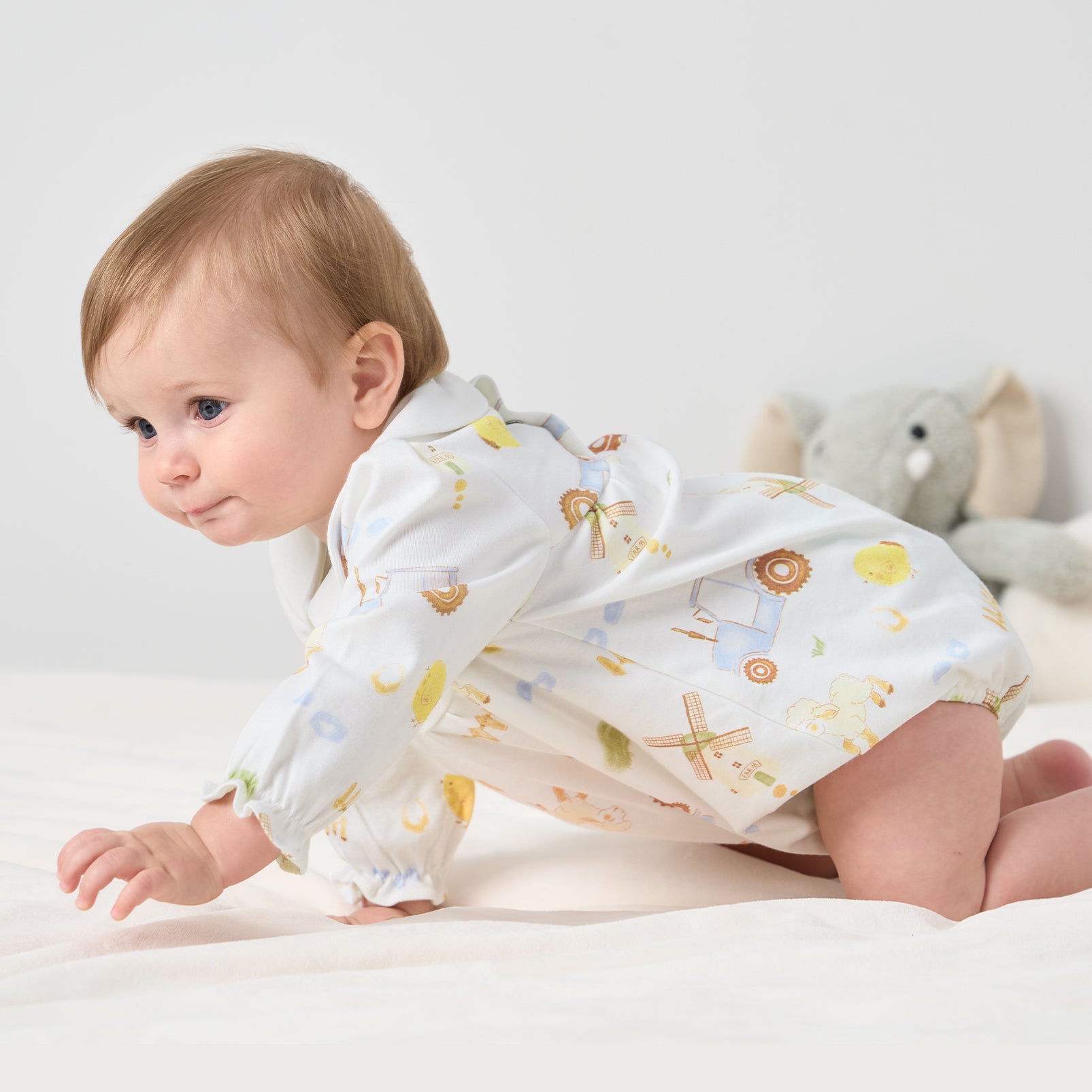 pureborn Baby Girls Boys Bodysuit Super Soft Cotton Romper 0-24 Months