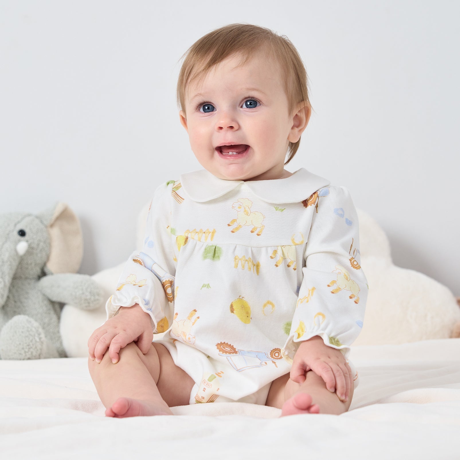 pureborn Baby Girls Boys Bodysuit Super Soft Cotton Romper 0-24 Months