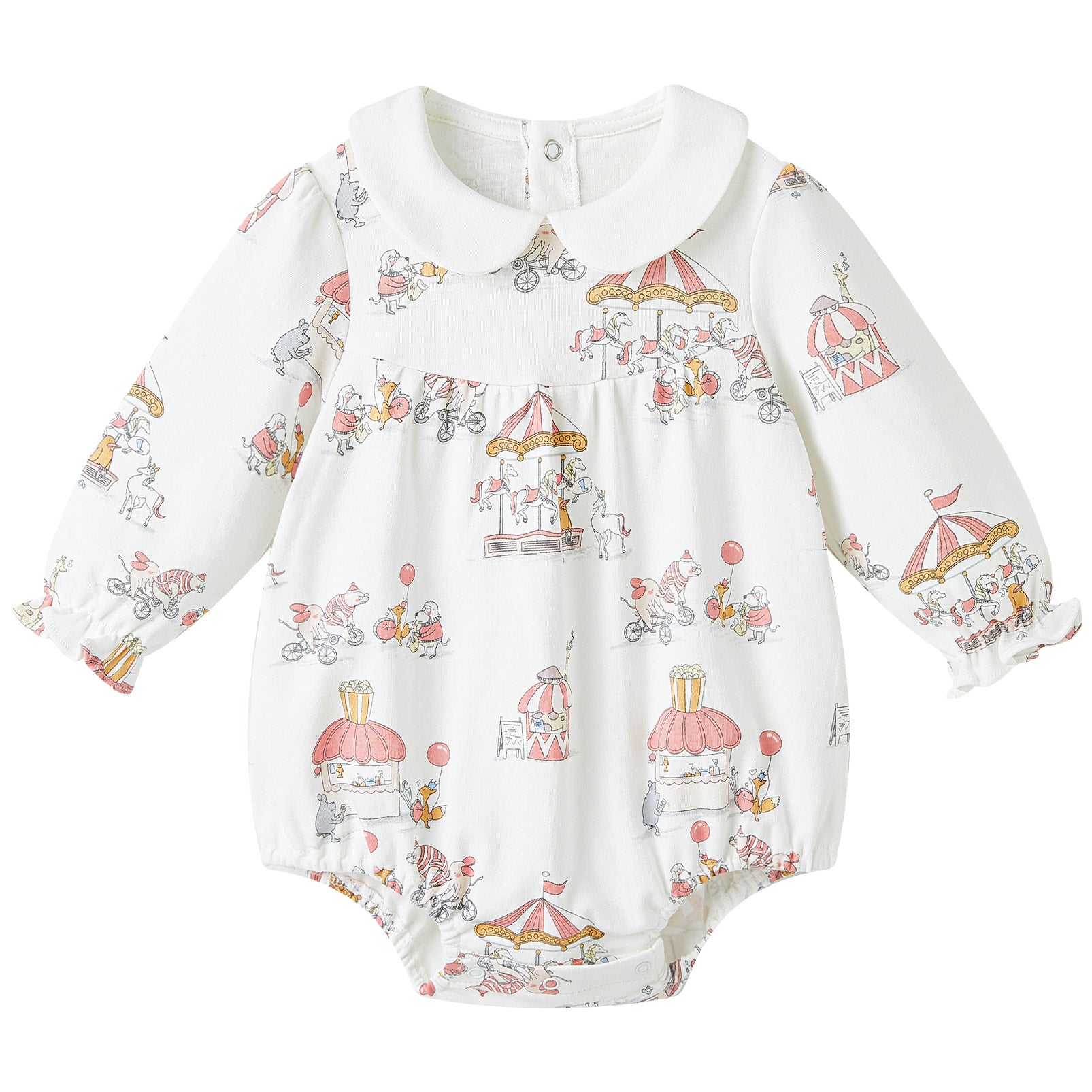 pureborn Baby Girls Boys Bodysuit Super Soft Cotton Romper 0-24 Months