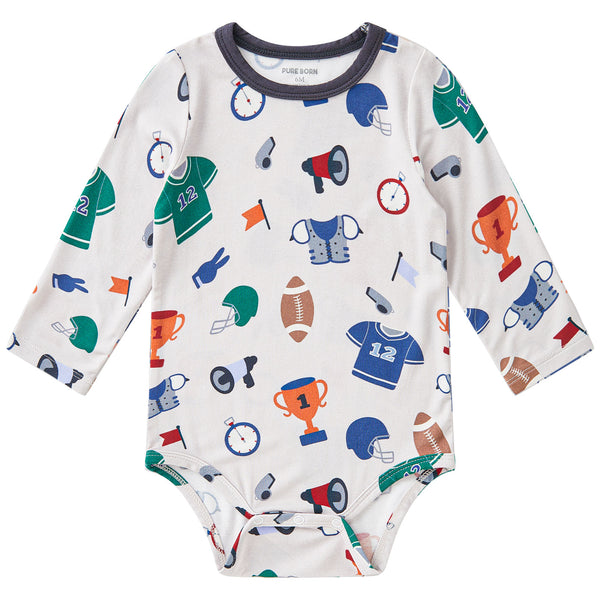 pureborn Baby Boys Girls Bodysuit Super Soft Cotton Romper 0-24 Months