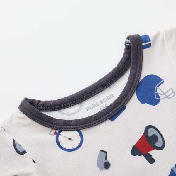 pureborn Baby Boys Girls Bodysuit Super Soft Cotton Romper 0-24 Months