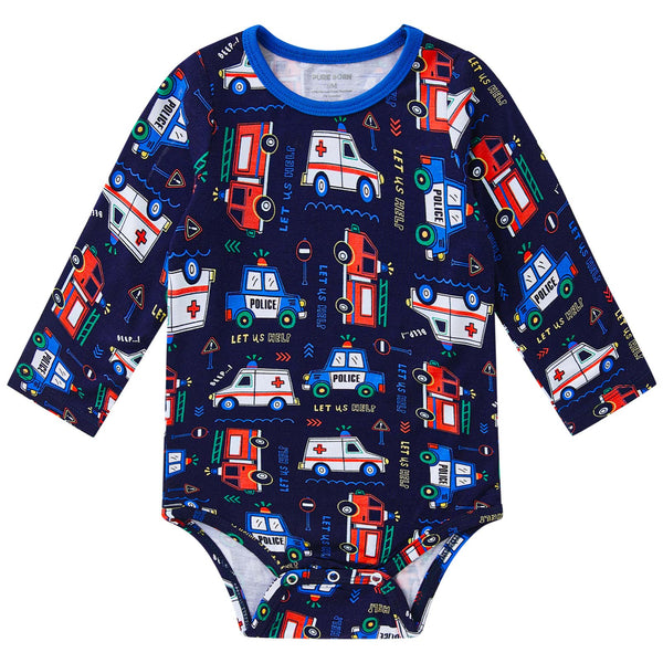 pureborn Baby Boys Girls Bodysuit Super Soft Cotton Romper 0-24 Months