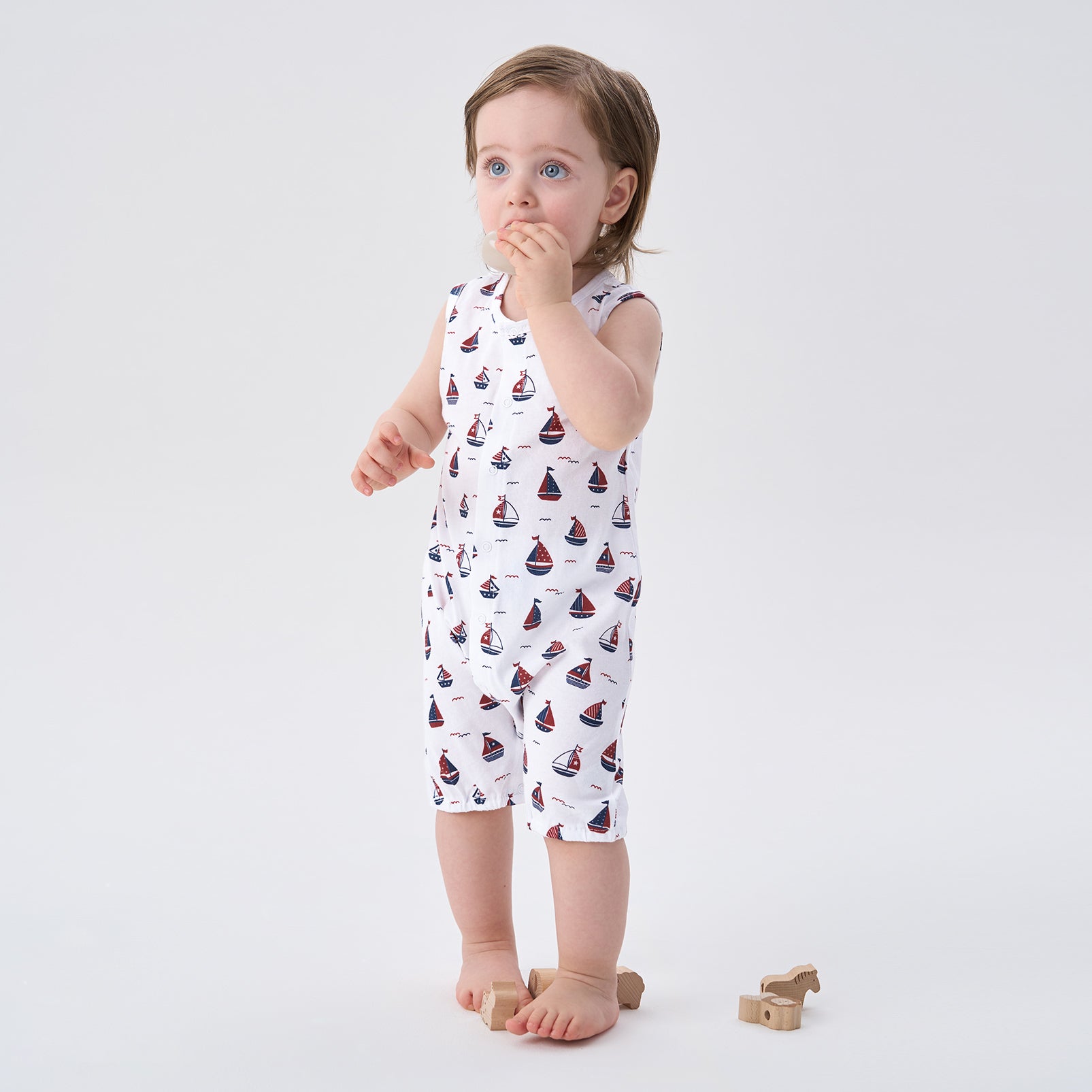 Baby Boys Nautical Romper