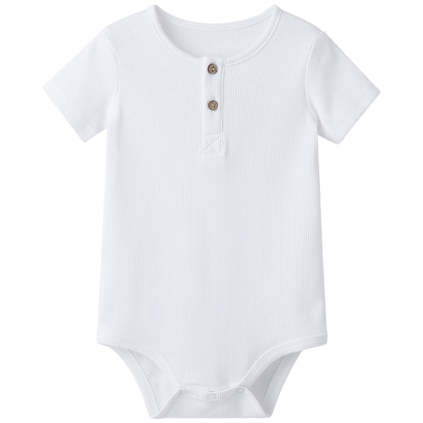 pureborn Baby Boys Girls Bodysuit Super Soft Cotton Romper 0-24 Months