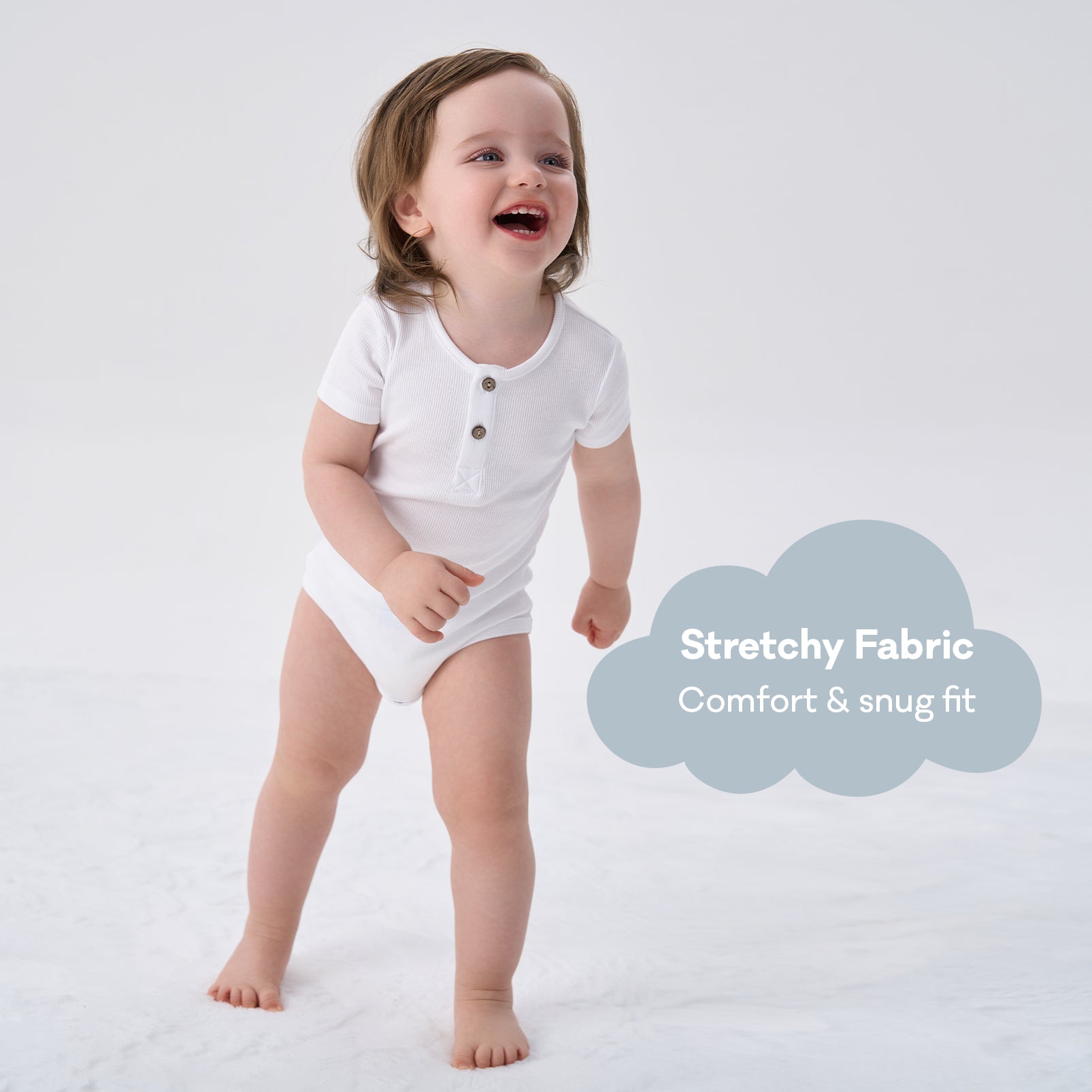 pureborn Baby Boys Girls Bodysuit Super Soft Cotton Romper 0-24 Months