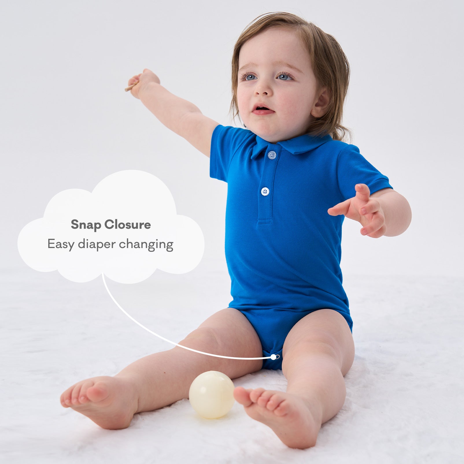 pureborn Baby Boys Girls Bodysuit Super Soft Cotton Romper 0-24 Months