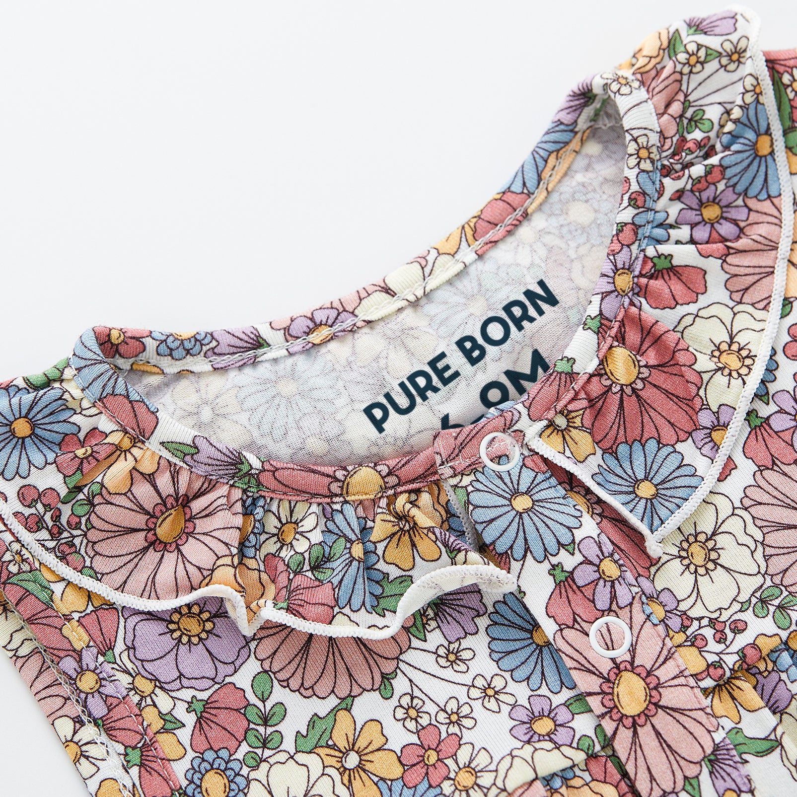 pureborn Baby Girls Boys Bodysuit Super Soft Cotton Romper 0-24 Months