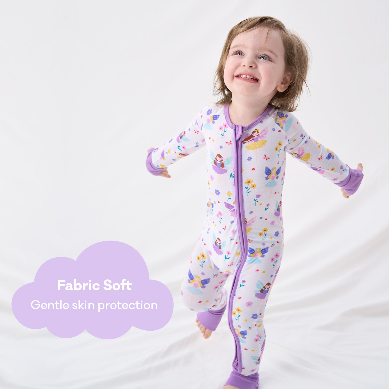 pureborn Baby Boys Sleeper Viscose from Bamboo Pajamas 2-Way Zipper Snug Fit Sleepwear Blue Cowboy Boots 0-3 Months