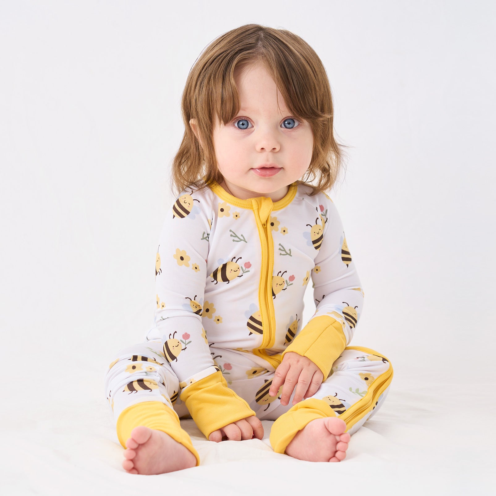 pureborn Baby Boys Sleeper Viscose from Bamboo Pajamas 2-Way Zipper Snug Fit Sleepwear Blue Cowboy Boots 0-3 Months