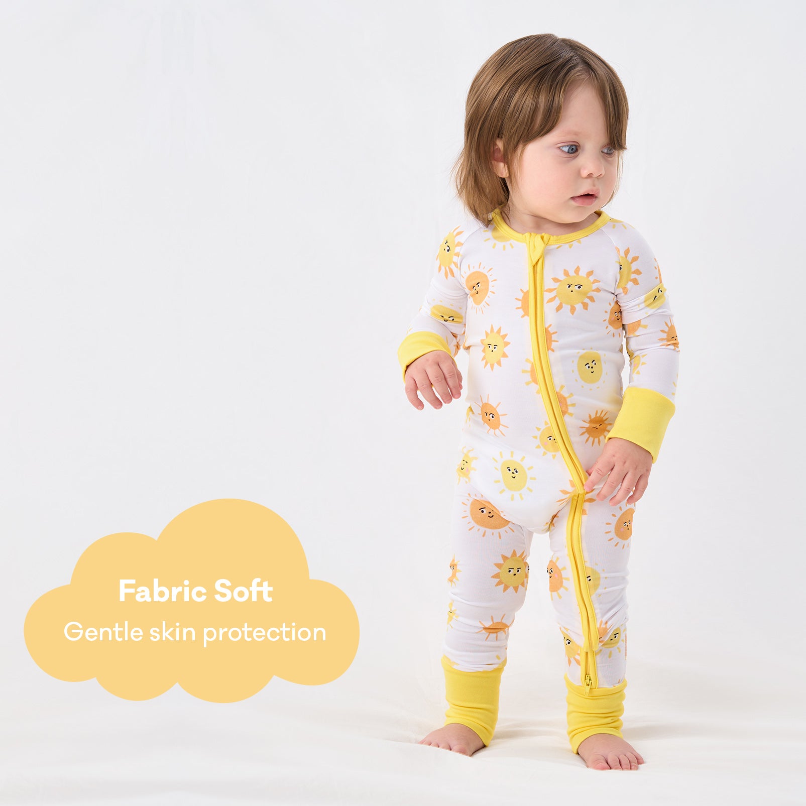 pureborn Baby Boys Sleeper Viscose from Bamboo Pajamas 2-Way Zipper Snug Fit Sleepwear Blue Cowboy Boots 0-3 Months