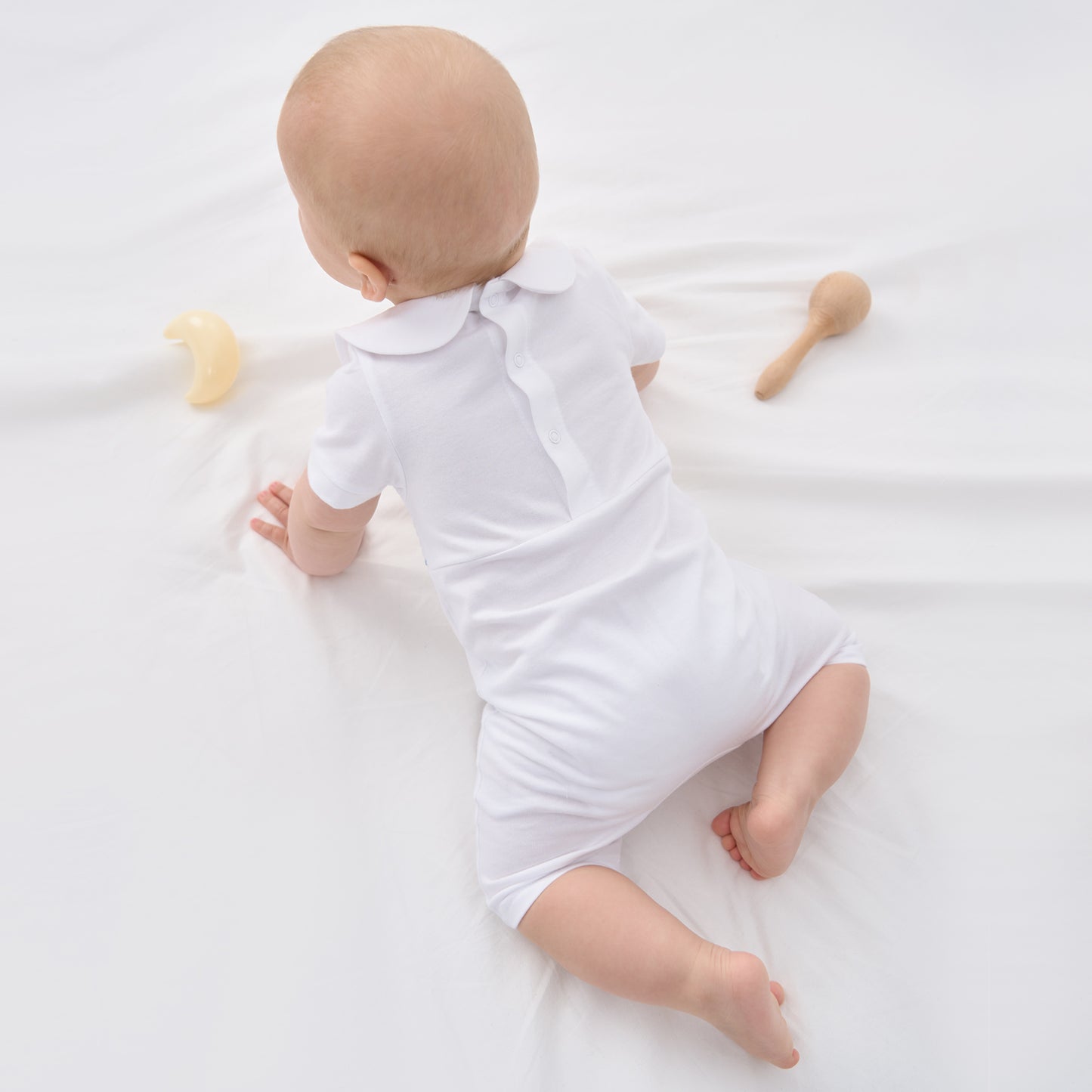 White Cross Baptism Outfit Long Sleeve