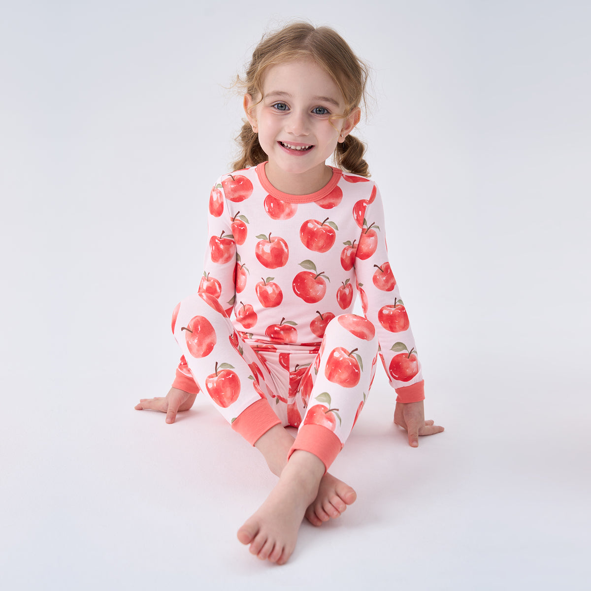 Viscose From Bamboo Pajamas for Girls Long Sleeve