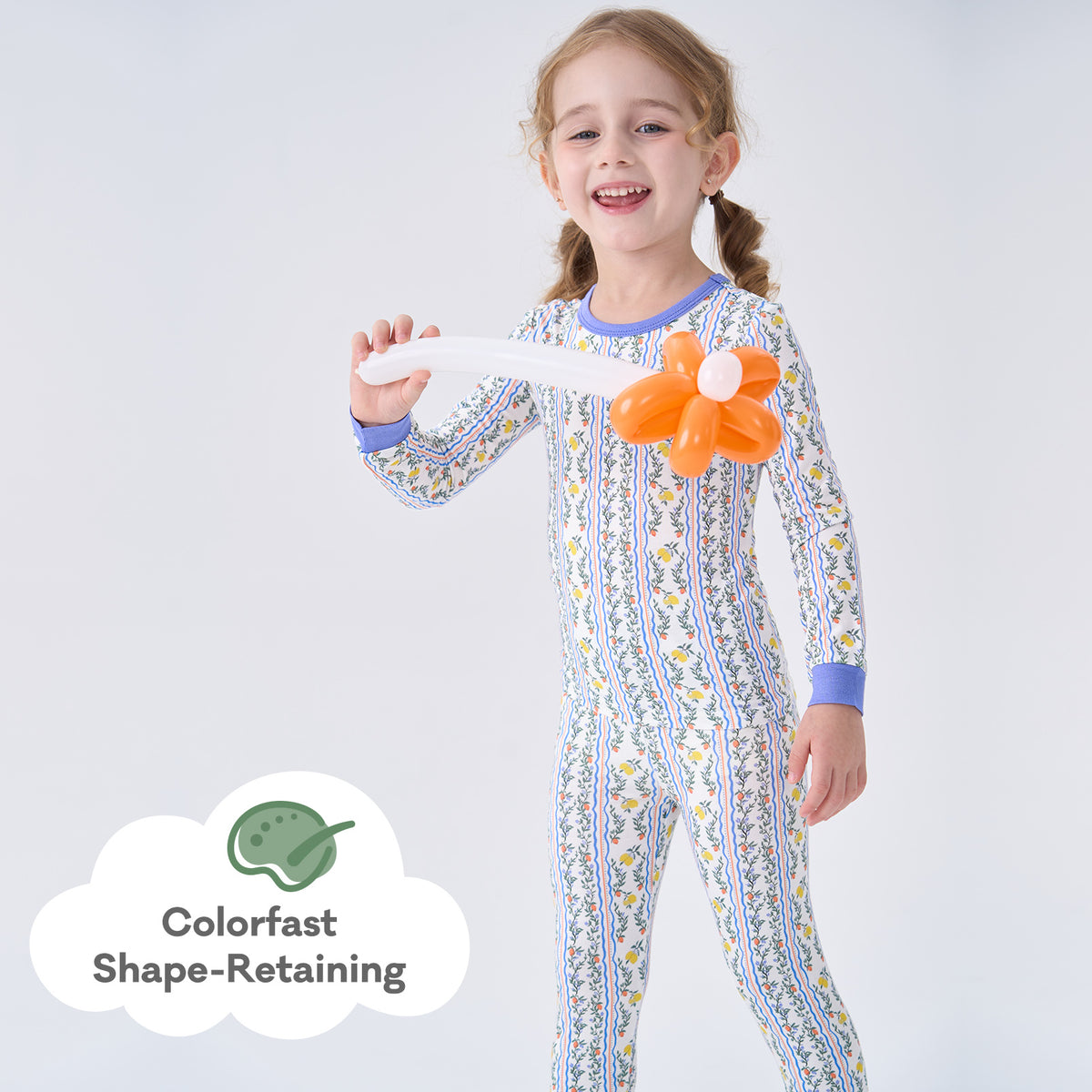 Viscose From Bamboo Pajamas for Girls Long Sleeve
