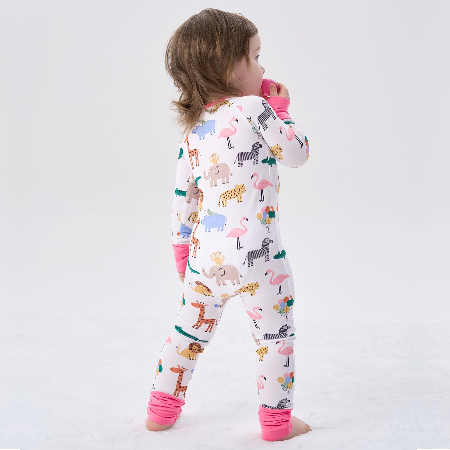pureborn Baby Boys Sleeper Viscose from Bamboo Pajamas 2-Way Zipper Snug Fit Sleepwear Blue Cowboy Boots 0-3 Months