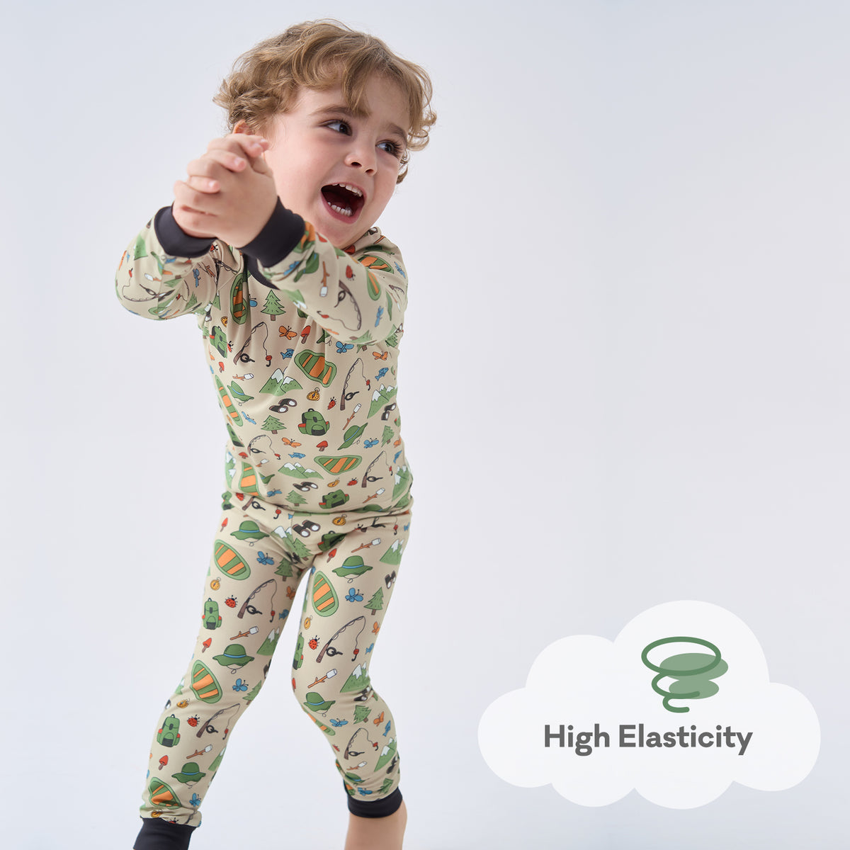 Viscose From Bamboo Pajamas for Boys Long Sleeve