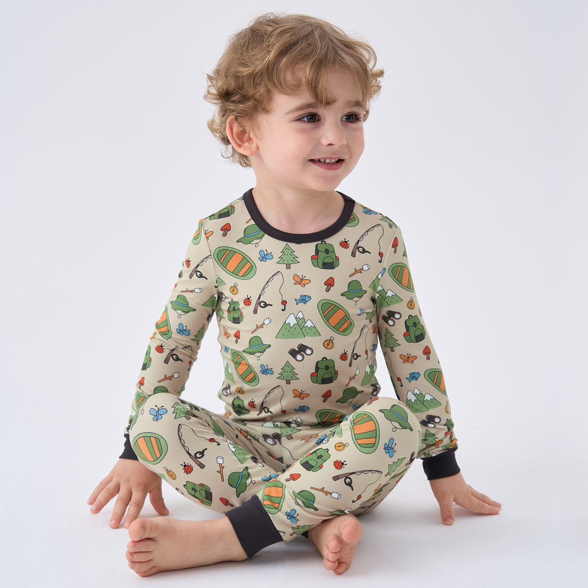 Viscose From Bamboo Pajamas for Boys Long Sleeve