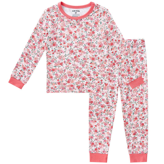 Viscose From Bamboo Pajamas for Girls Long Sleeve