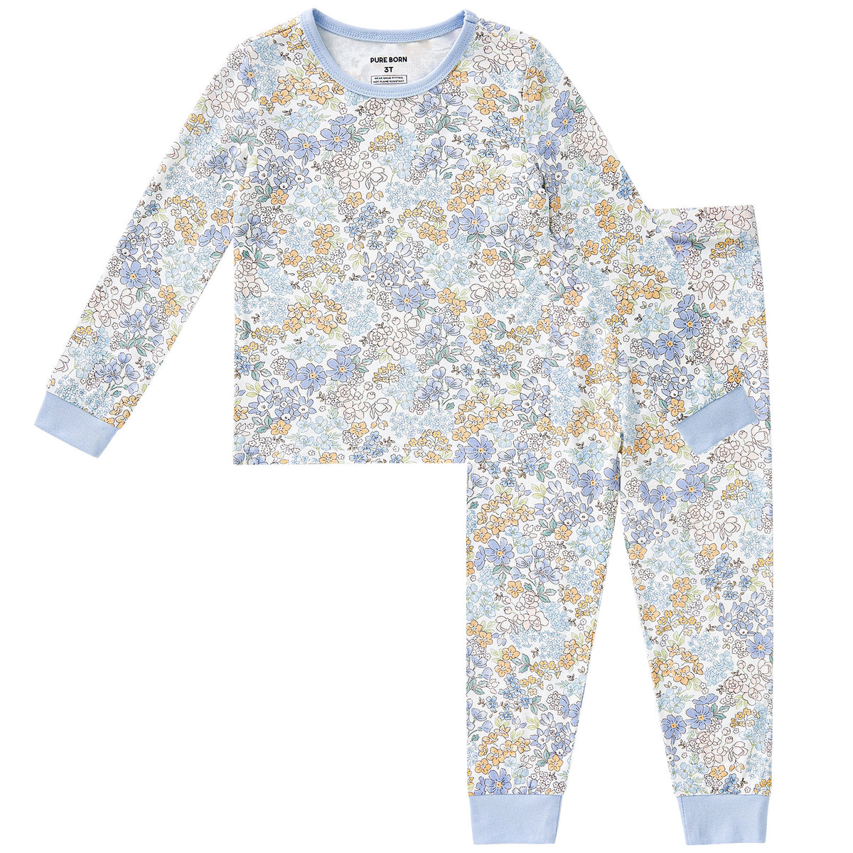 Viscose From Bamboo Pajamas for Girls Long Sleeve