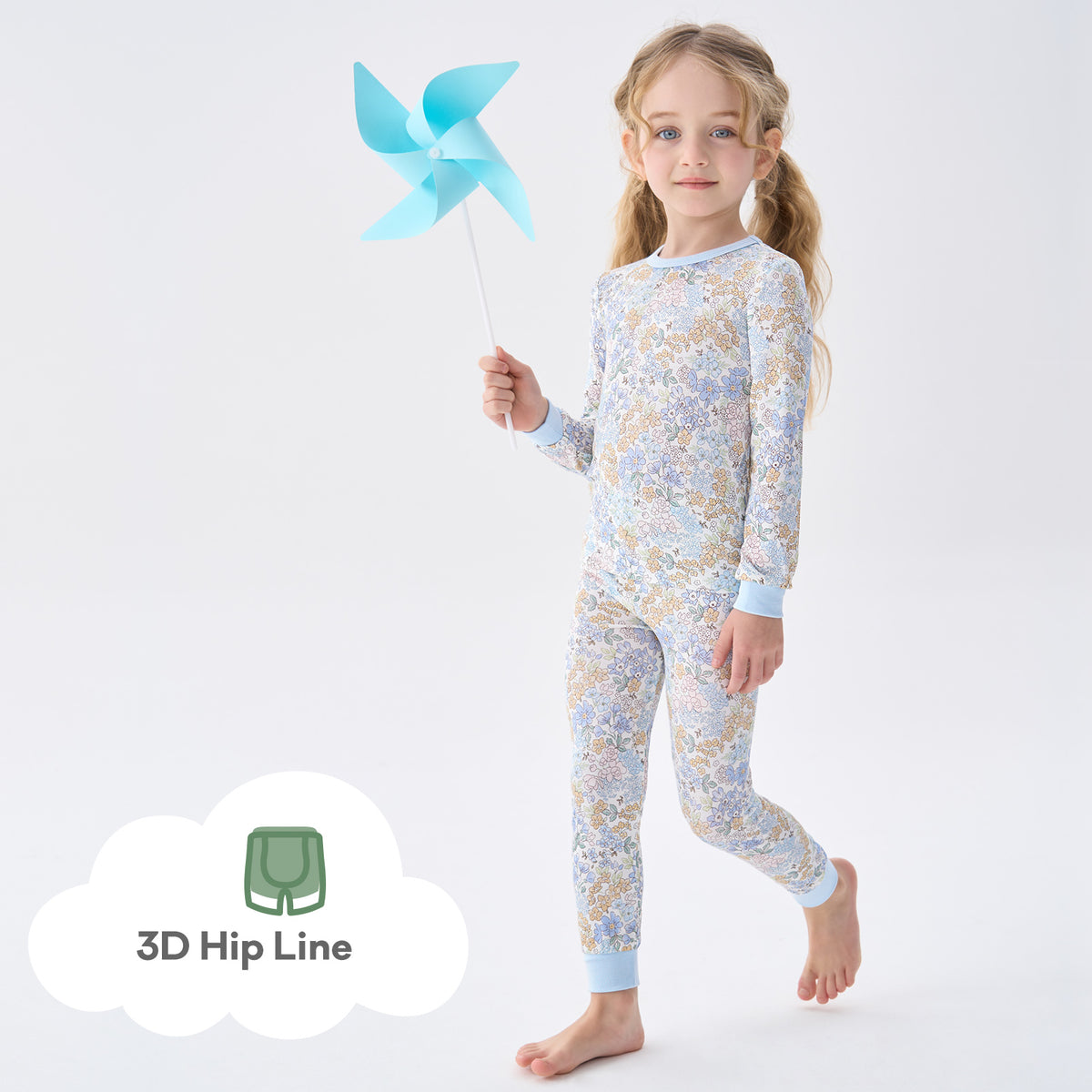 Viscose From Bamboo Pajamas for Girls Long Sleeve
