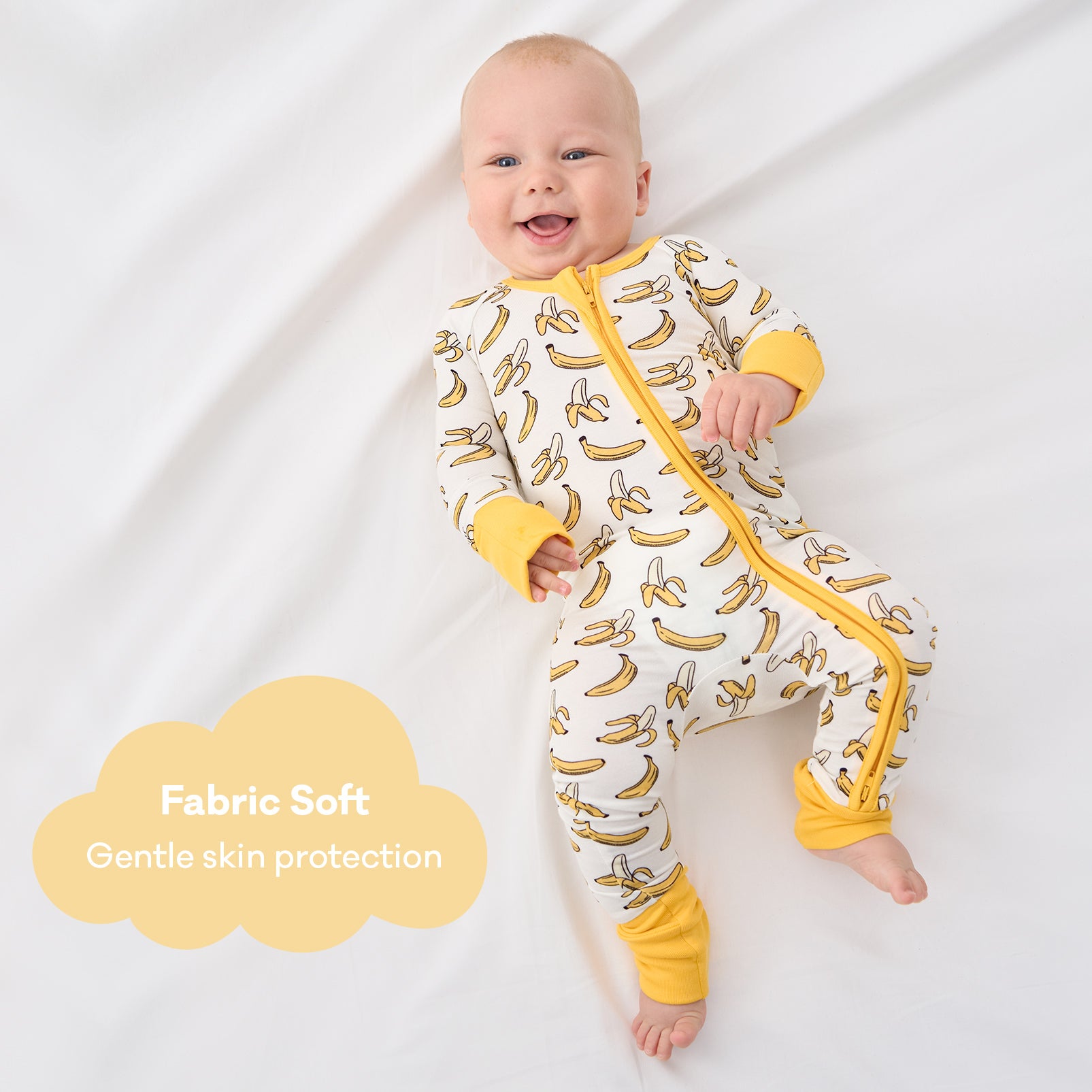 pureborn Baby Boys Sleeper Viscose from Bamboo Pajamas 2-Way Zipper Snug Fit Sleepwear Blue Cowboy Boots 0-3 Months