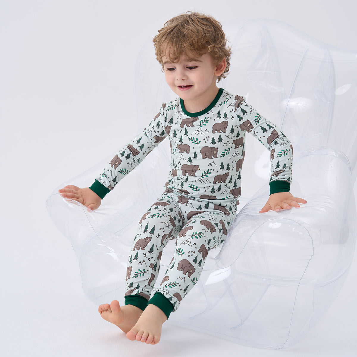 Viscose From Bamboo Pajamas for Boys Long Sleeve