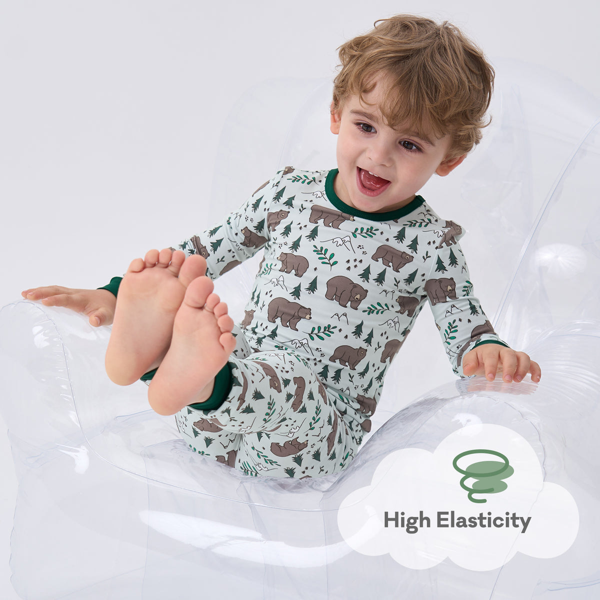 Viscose From Bamboo Pajamas for Boys Long Sleeve