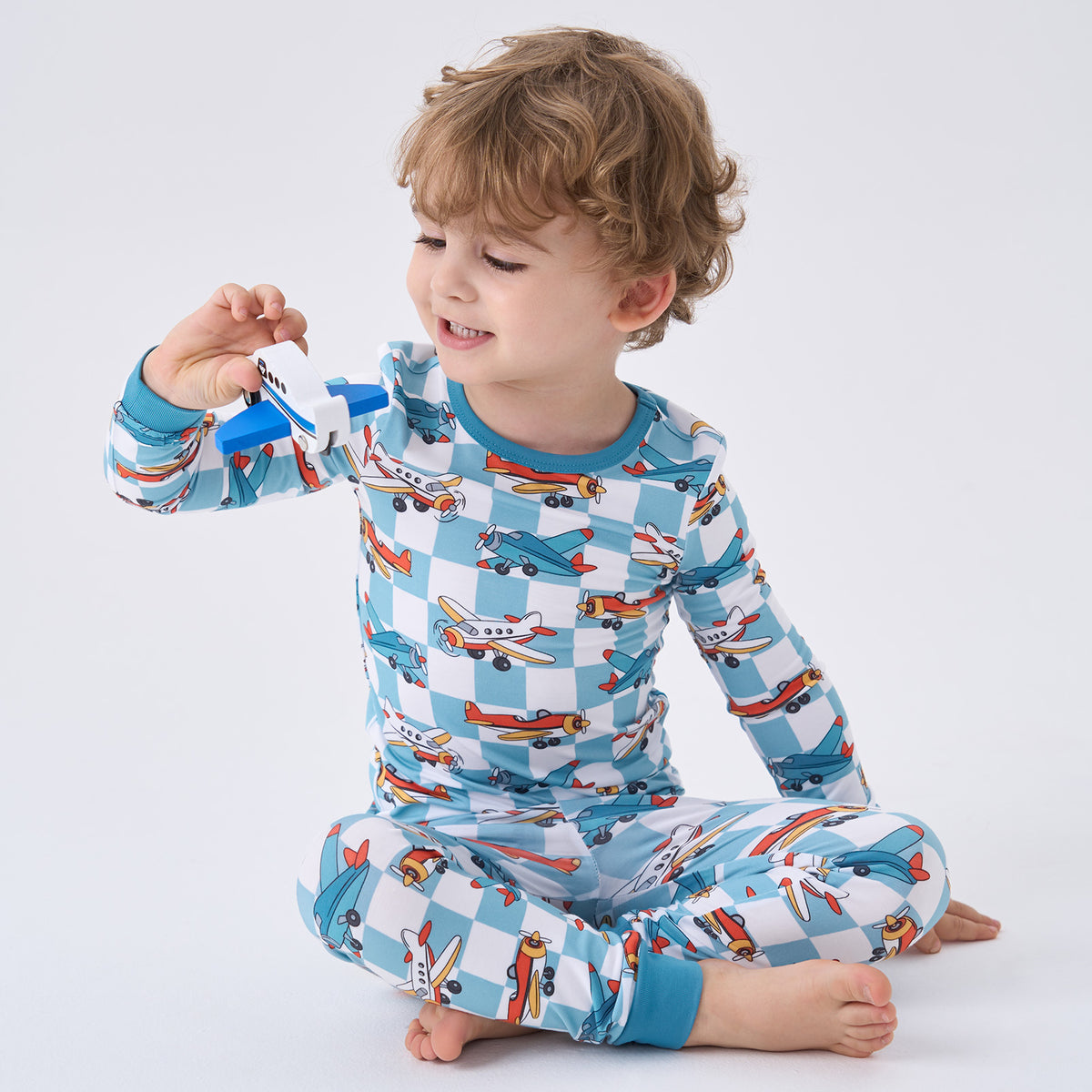 Viscose From Bamboo Pajamas for Boys Long Sleeve