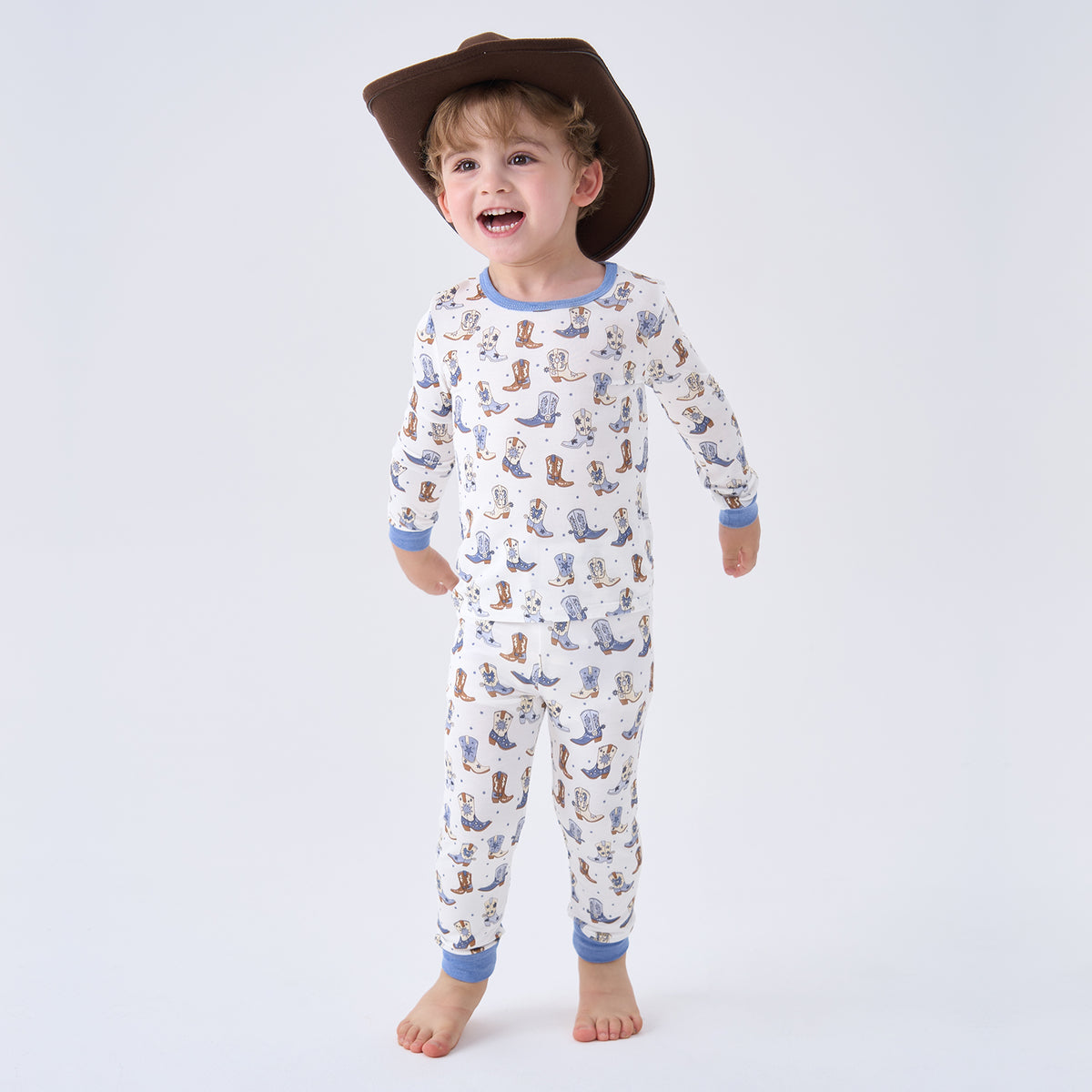 Viscose From Bamboo Pajamas for Boys Long Sleeve