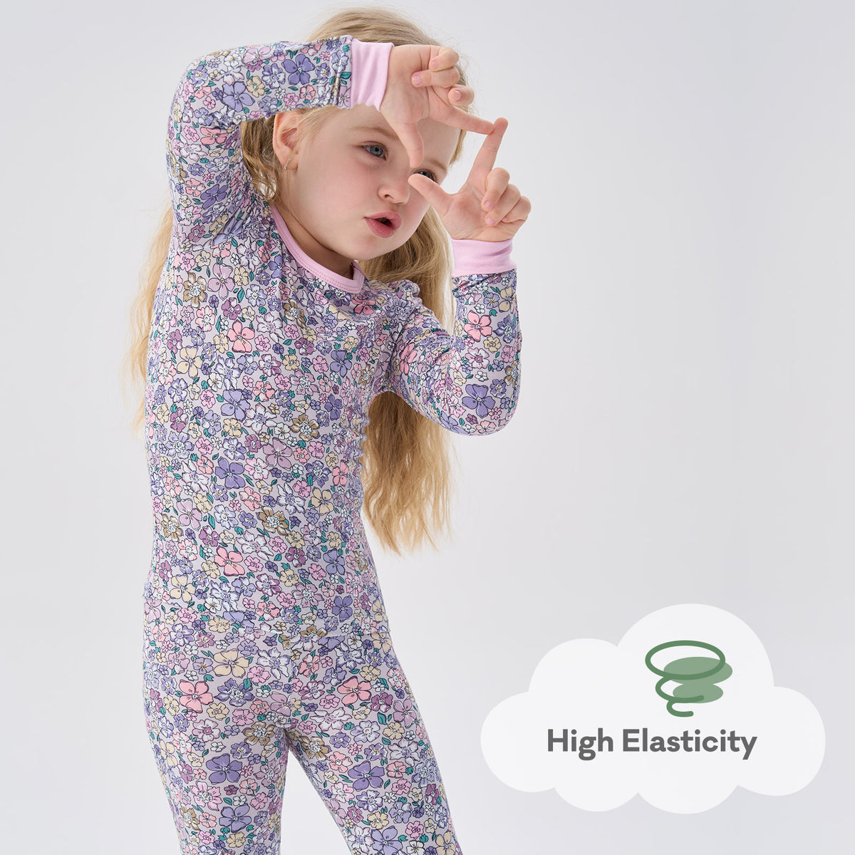 Viscose From Bamboo Pajamas for Girls Long Sleeve