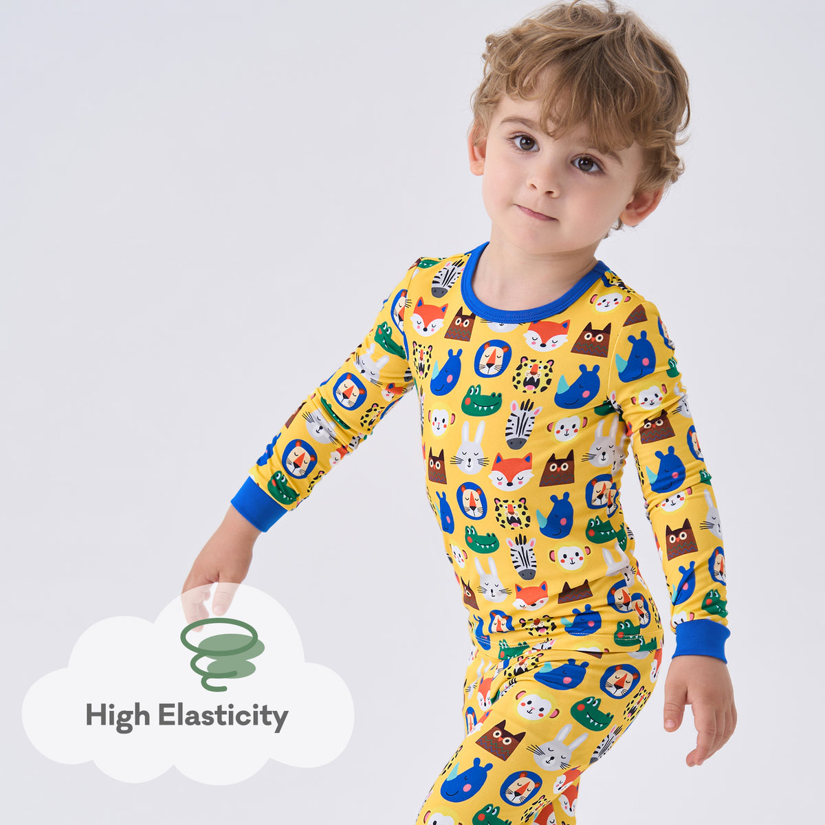 Viscose From Bamboo Pajamas for Boys Long Sleeve