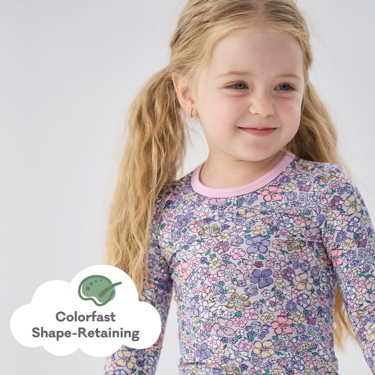 Viscose From Bamboo Pajamas for Girls Long Sleeve