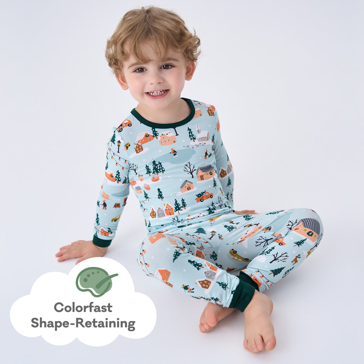 Viscose From Bamboo Pajamas for Boys Long Sleeve
