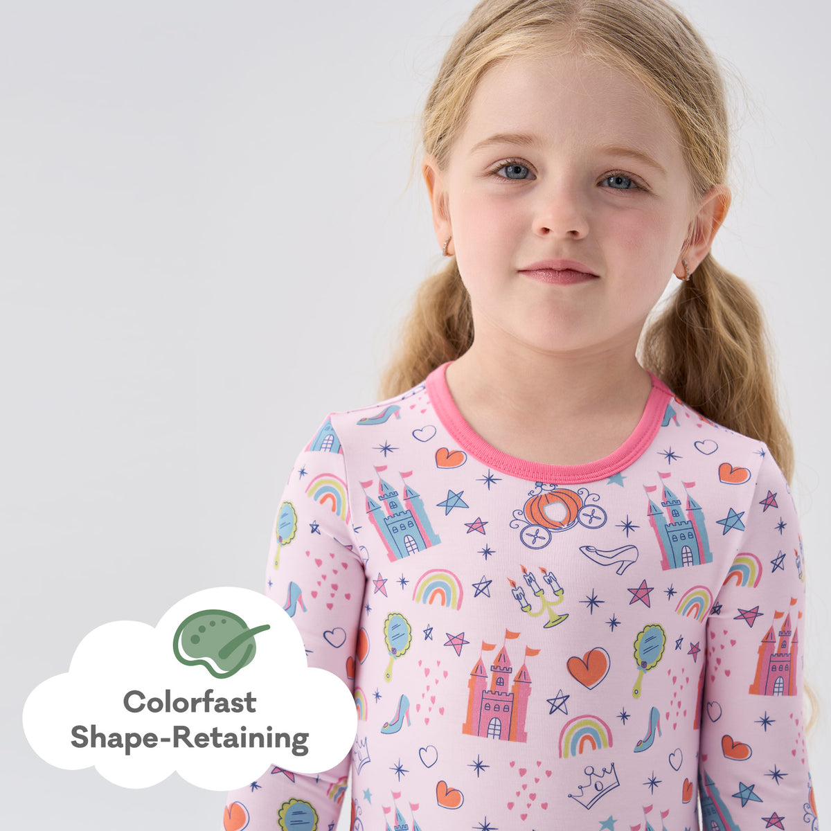 Viscose From Bamboo Pajamas for Girls Long Sleeve