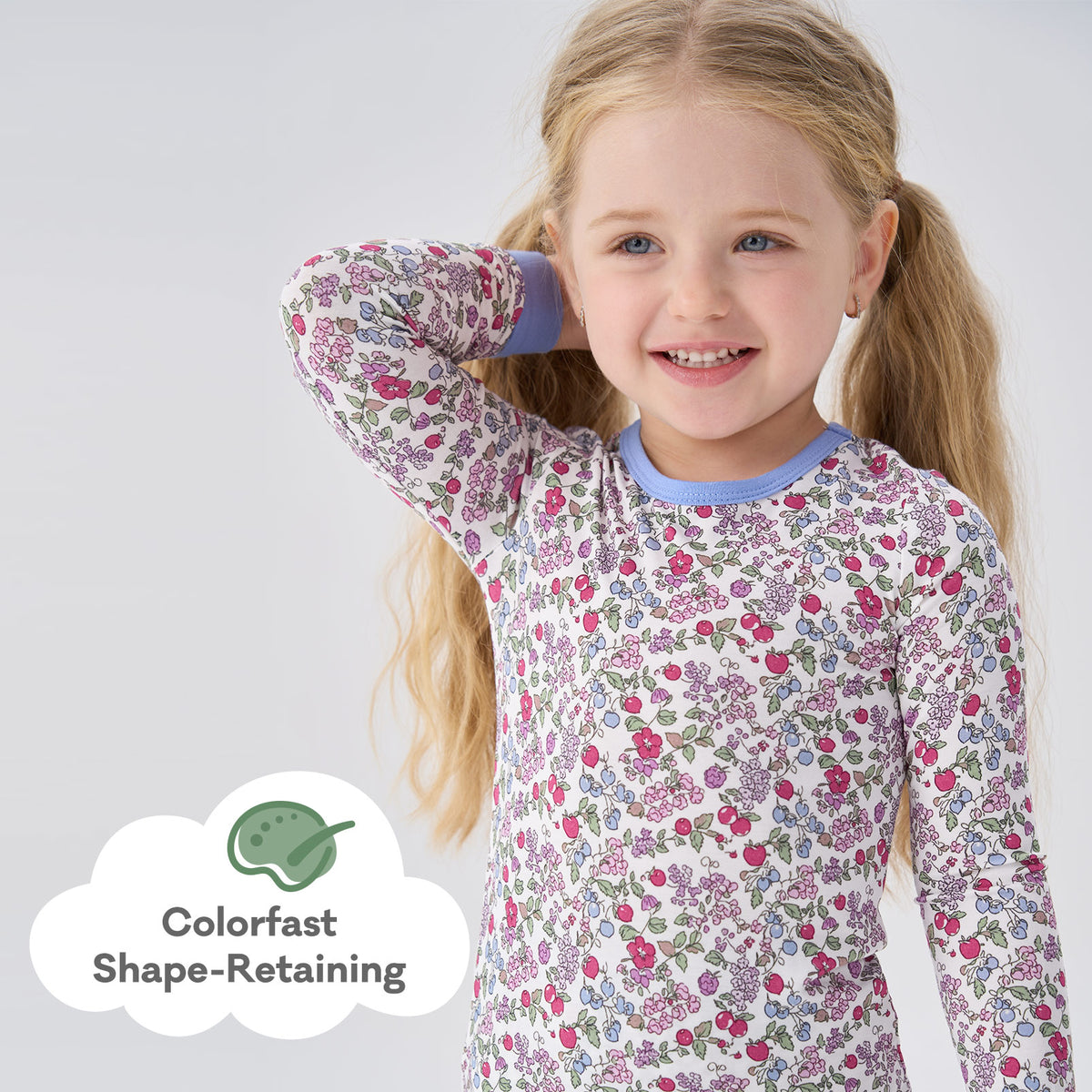 Viscose From Bamboo Pajamas for Girls Long Sleeve
